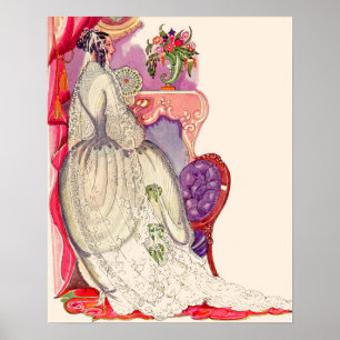 beautiful bride in a beautiful gown poster