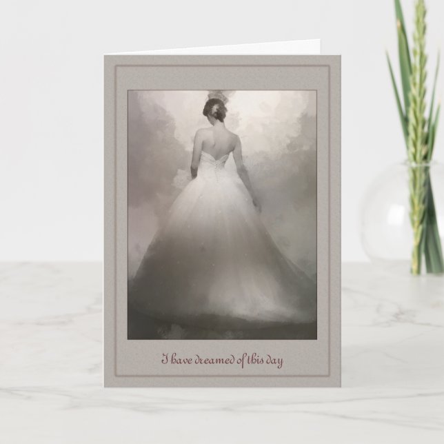 Beautiful Bride to Customize Card (Front)