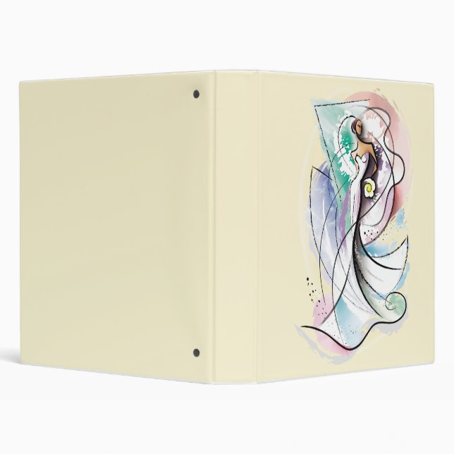 Beautiful Bride Wedding Notebook Binder (Background)