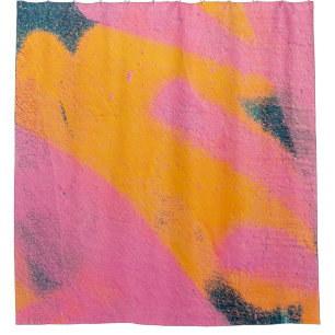 Beautiful bright colorful street art graffiti back