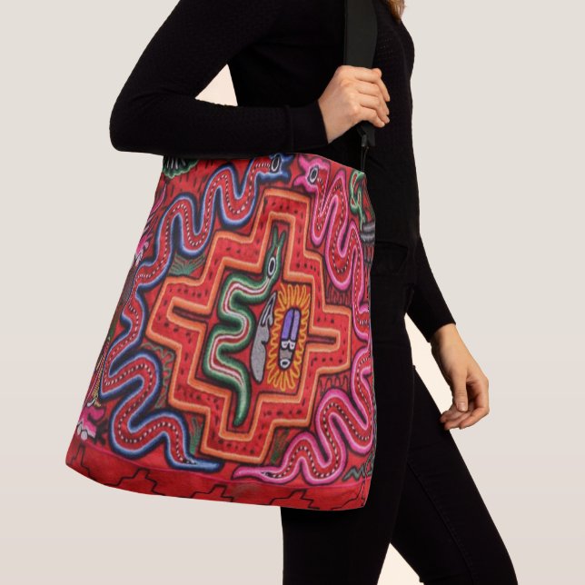 "BEAUTIFUL BRIGHT PERUVIAN" Print Tote Bag (Close Up)