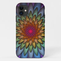 Beautiful Bright Rainbow Flower