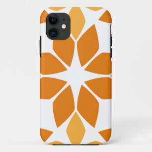 beautiful brown floral pattern iPhone 11 case