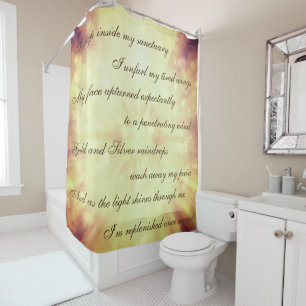 Beautiful Brown / Gold Cleansing Mantra design