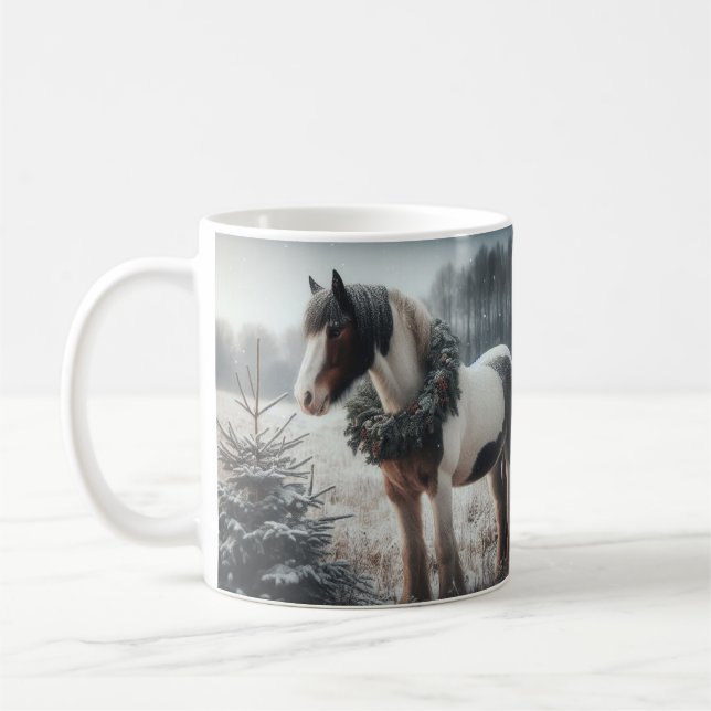 Beautiful Brown Horse Equestrian Animal Love Coffee Mug (Left)