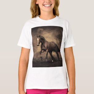 Beautiful brown horse throw pillow T-Shirt