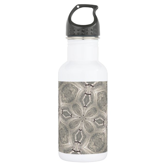 Beautiful Brown Kladescope Pattern 532 Ml Water Bottle (Front)