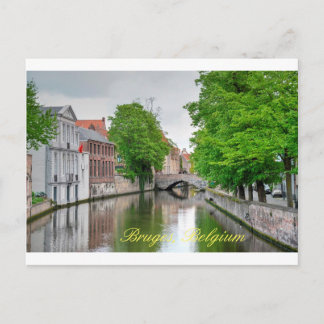 Beautiful Bruge Canal Postcard