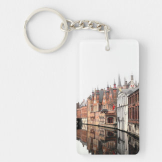 Beautiful Bruges. Acryl Sleutelhanger Keychain