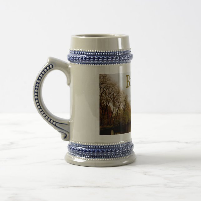Beautiful Bruges Beer Stein (Left)