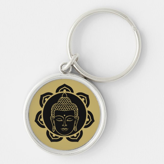Beautiful Buddha Jewellery Gift Keychain (Front)