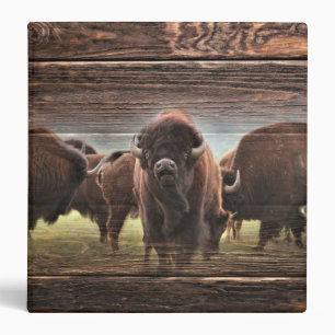 Beautiful Buffalo Herd Binder
