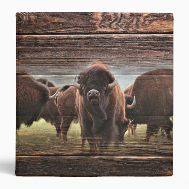 Beautiful Buffalo Herd Binder (Front)