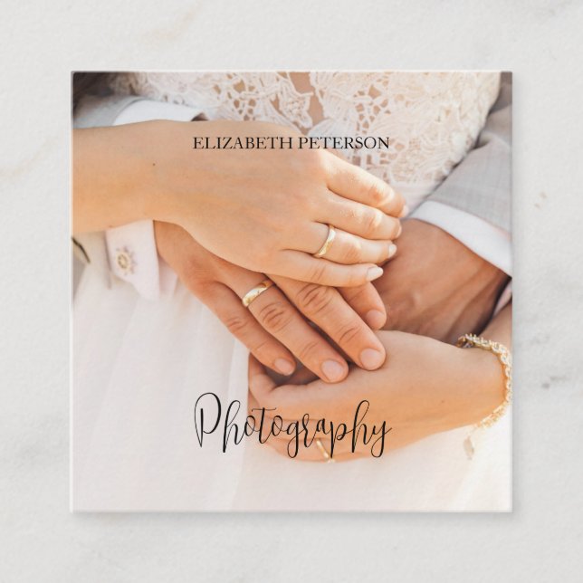 Beautiful business card for photographer (Front)