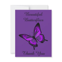 Beautiful Butterflies Thank You Card