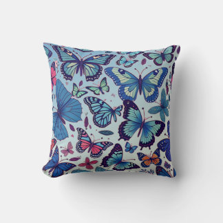 Beautiful Butterflies Throw Pillow