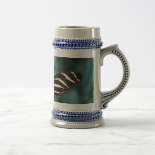 Beautiful butterfly beer stein