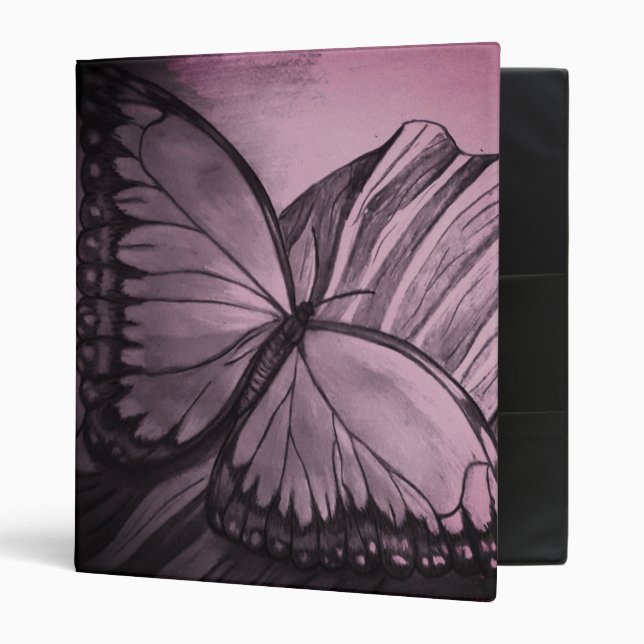 Beautiful Butterfly Binder (Front/Inside)