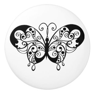 Beautiful Butterfly Ceramic Knob