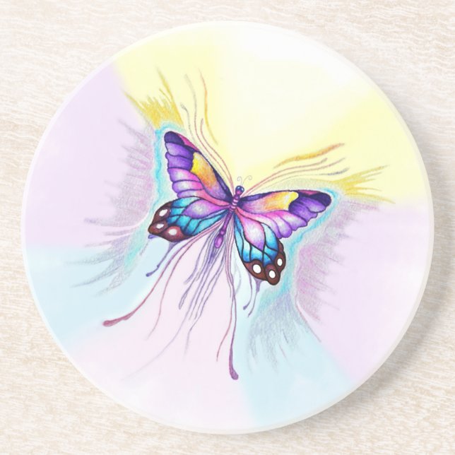 Beautiful Butterfly Coaster (Front)