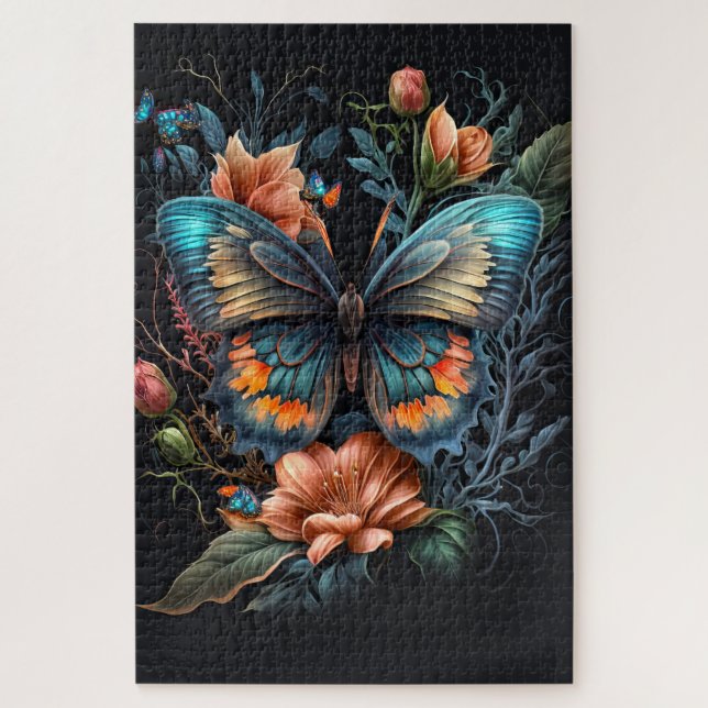 Beautiful Butterfly Illustration Jigsaw Puzzle (Vertical)