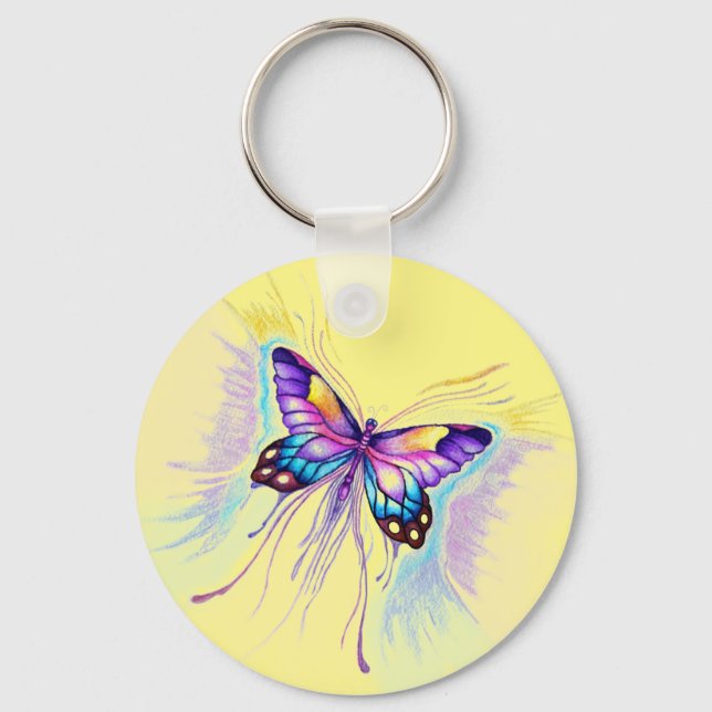 Beautiful Butterfly Keychain (Front)