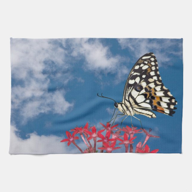 Beautiful Butterfly Kitchen Towel (Horizontal)