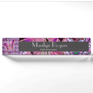 Beautiful Butterfly Nameplate