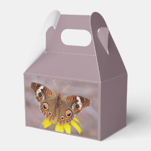 Beautiful Butterfly on Yellow Flower Favor Box