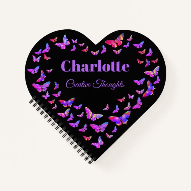 Beautiful Butterfly pattern personalized  Notebook (Front)