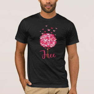Beautiful Butterfly Tree Free Tree Of Life Butterf T-Shirt