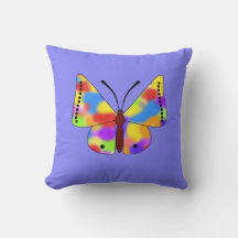 Beautiful Butterfly with rainbow wings