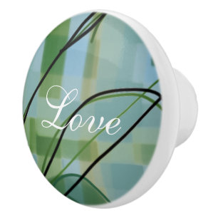 Beautiful Cabinet Pull With Turquoise