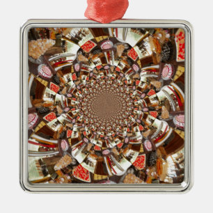 Beautiful Cakes and Desserts Metal Ornament