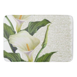 Beautiful Calla Lilies Bath Mat