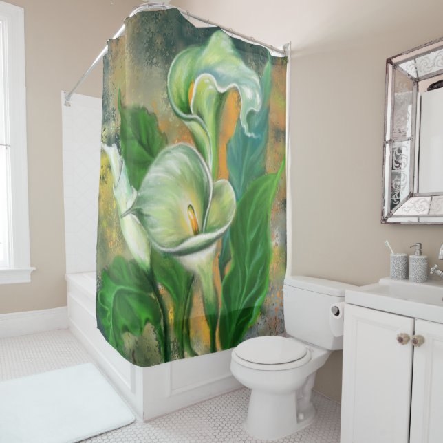 Beautiful Calla Lily Flower - Migned Art Drawing (In Situ)