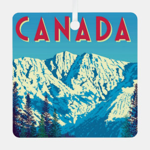 Beautiful Canadian Mountains Ornament