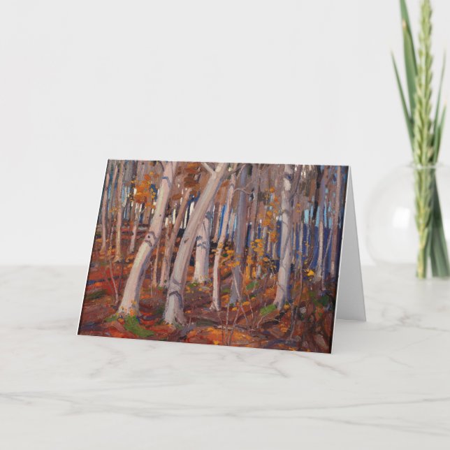 Beautiful Canadian Tom Thomson October Painting Card (Front)