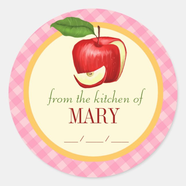 Beautiful Canning Artistic Label Illustrated (Front)