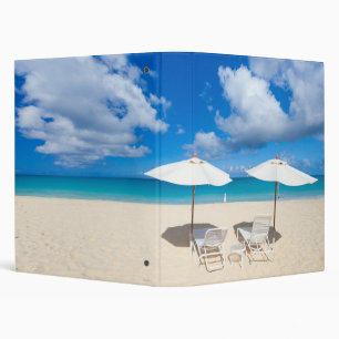 Beautiful Caribbean beach Binder