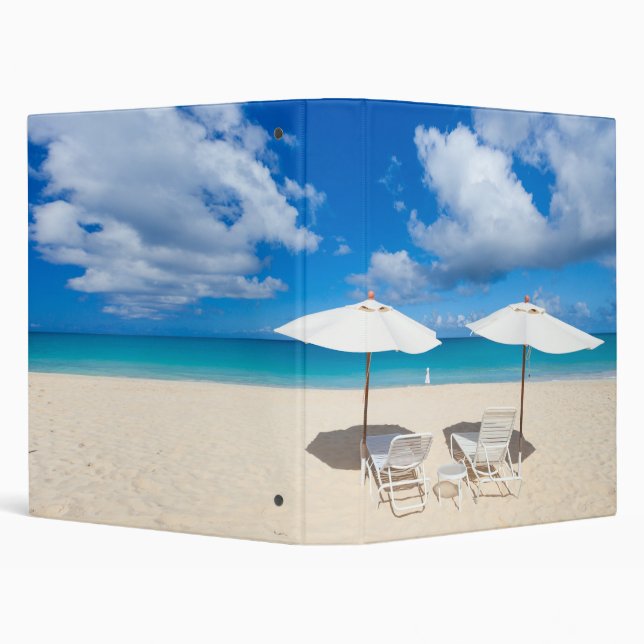 Beautiful Caribbean beach Binder (Background)