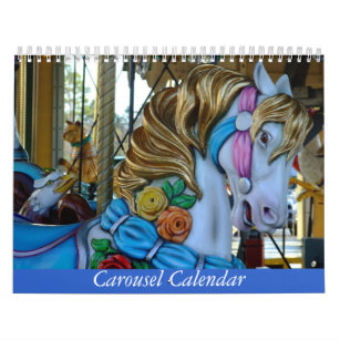 Beautiful Carousel Animal Photos Calendar