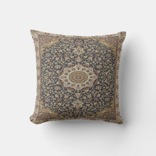 Beautiful Carpet Design Throw Pillow