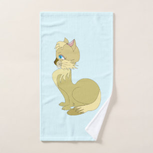 Beautiful Cat Bath Towel Set - Customizable