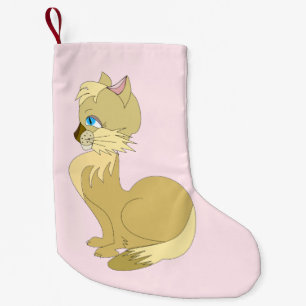 Beautiful Cat Christmas Stocking