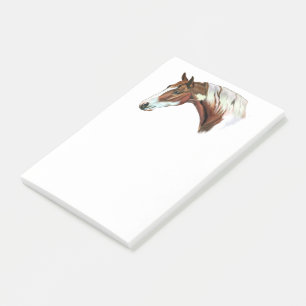 Beautiful Chestnut Tovero Paint Horse Post-it Notes