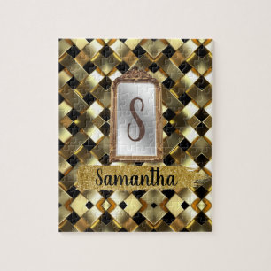 Beautiful Chic Girly Mirror Elegant Bday Gift Jigsaw Puzzle