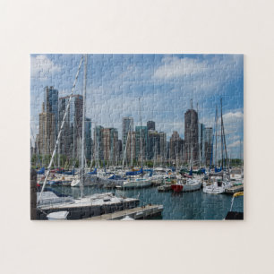 Beautiful Chicago Harbour Jigsaw Puzzle