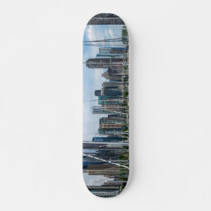Beautiful Chicago Harbour Skateboard