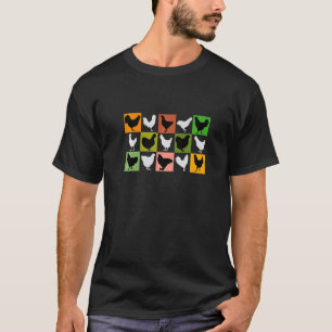 Beautiful Chickens Many Different Chicken Breeds F T-Shirt